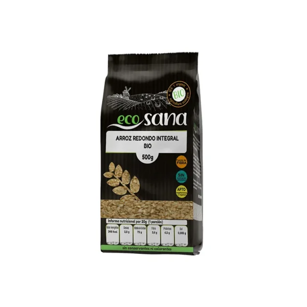Arroz redondo integral Bio
