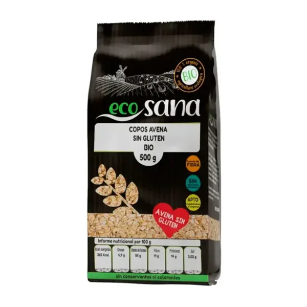 Copos de avena gruesos integrales sin gluten