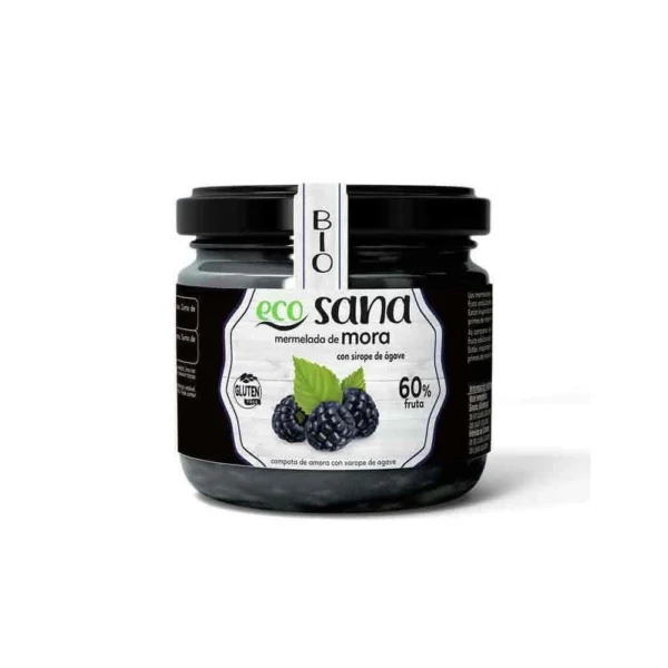 Mermelada de Mora con Sirope de Ágave Bio 260g Ecosana